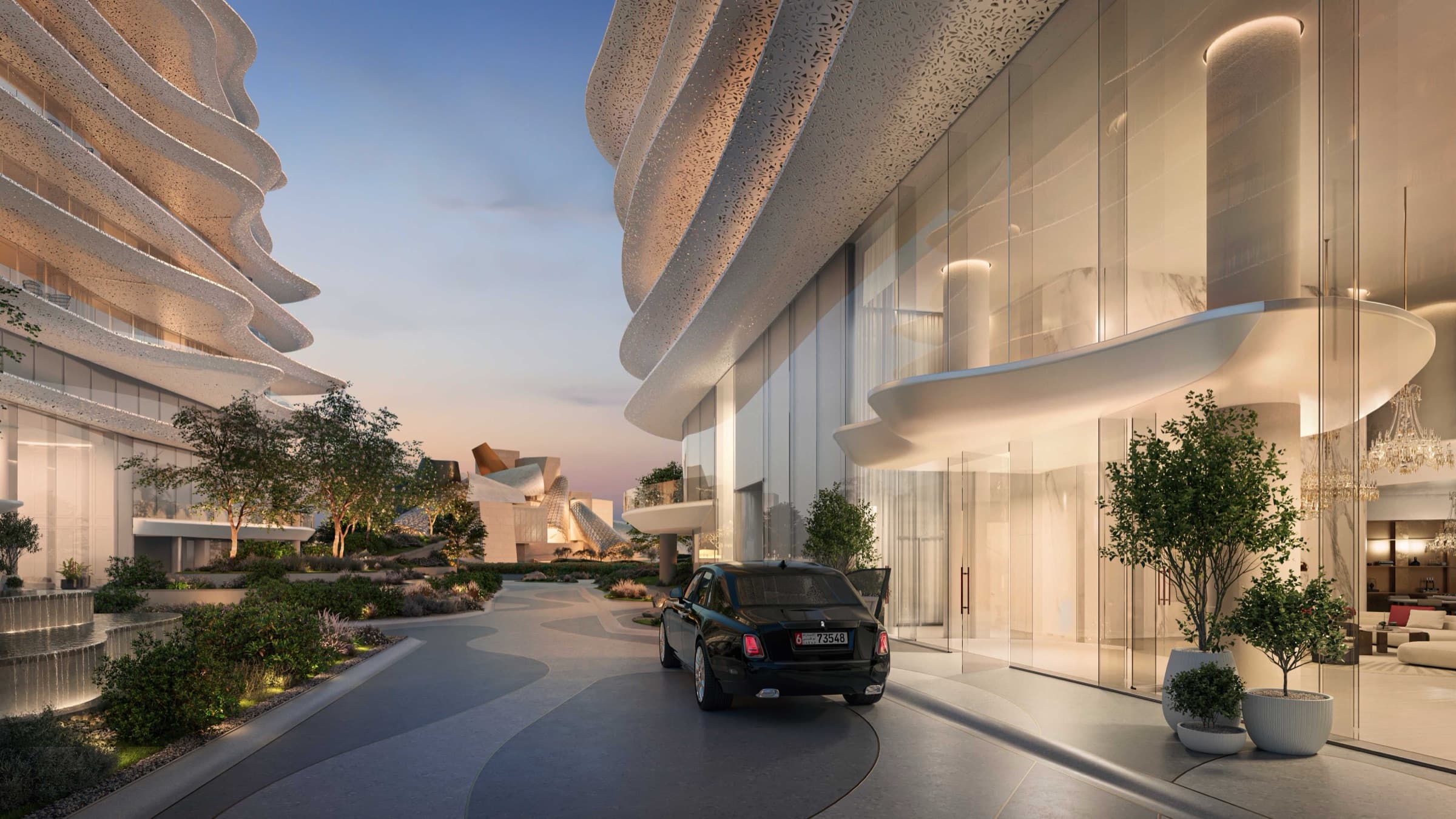 Baccarat Residences Saadiyat — Sou Fujimoto façade