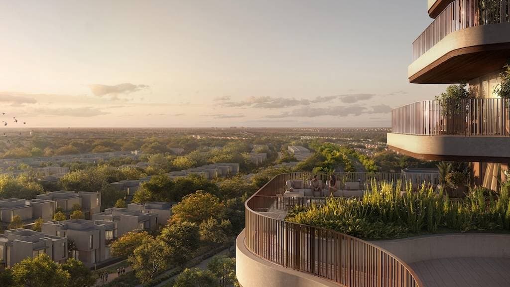 Residences among the trails at The Wilds