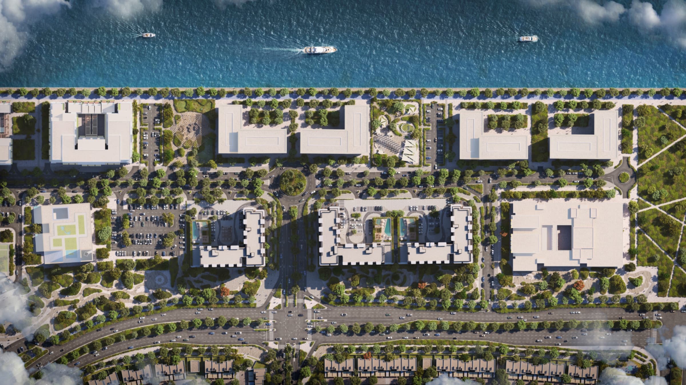Residences and promenades at Yas Living