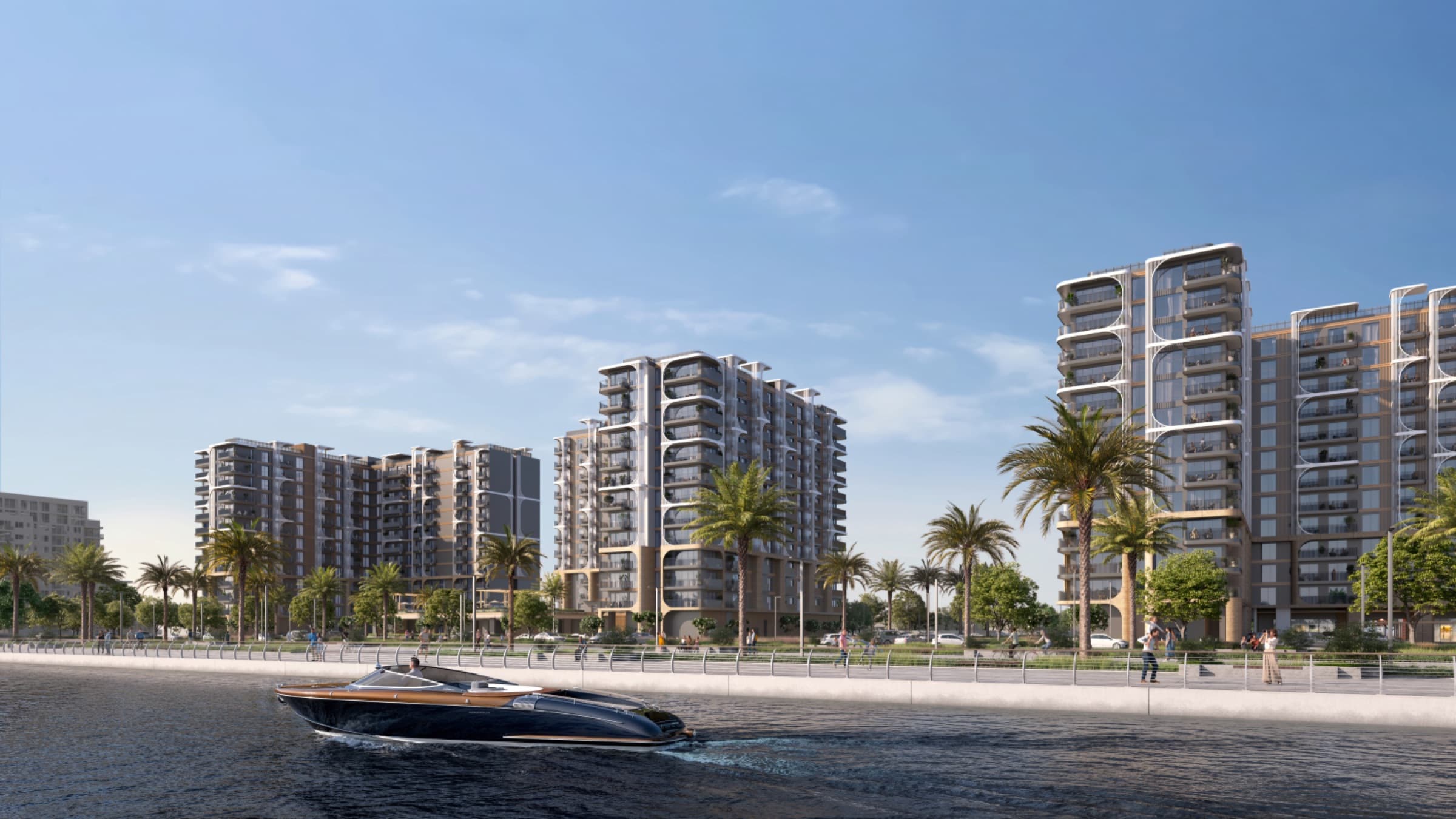 Community spaces at Yas Living by Aldar