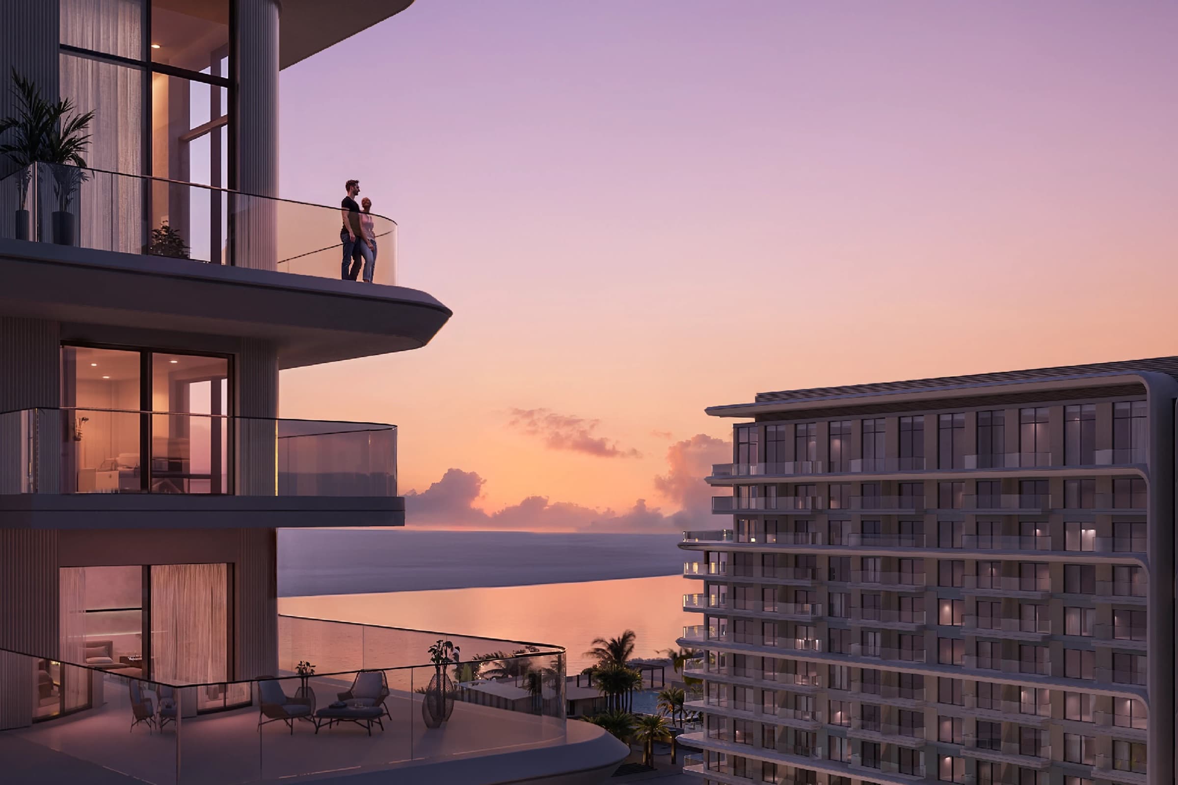 The Pavilion social heart at Yas Riva Residences