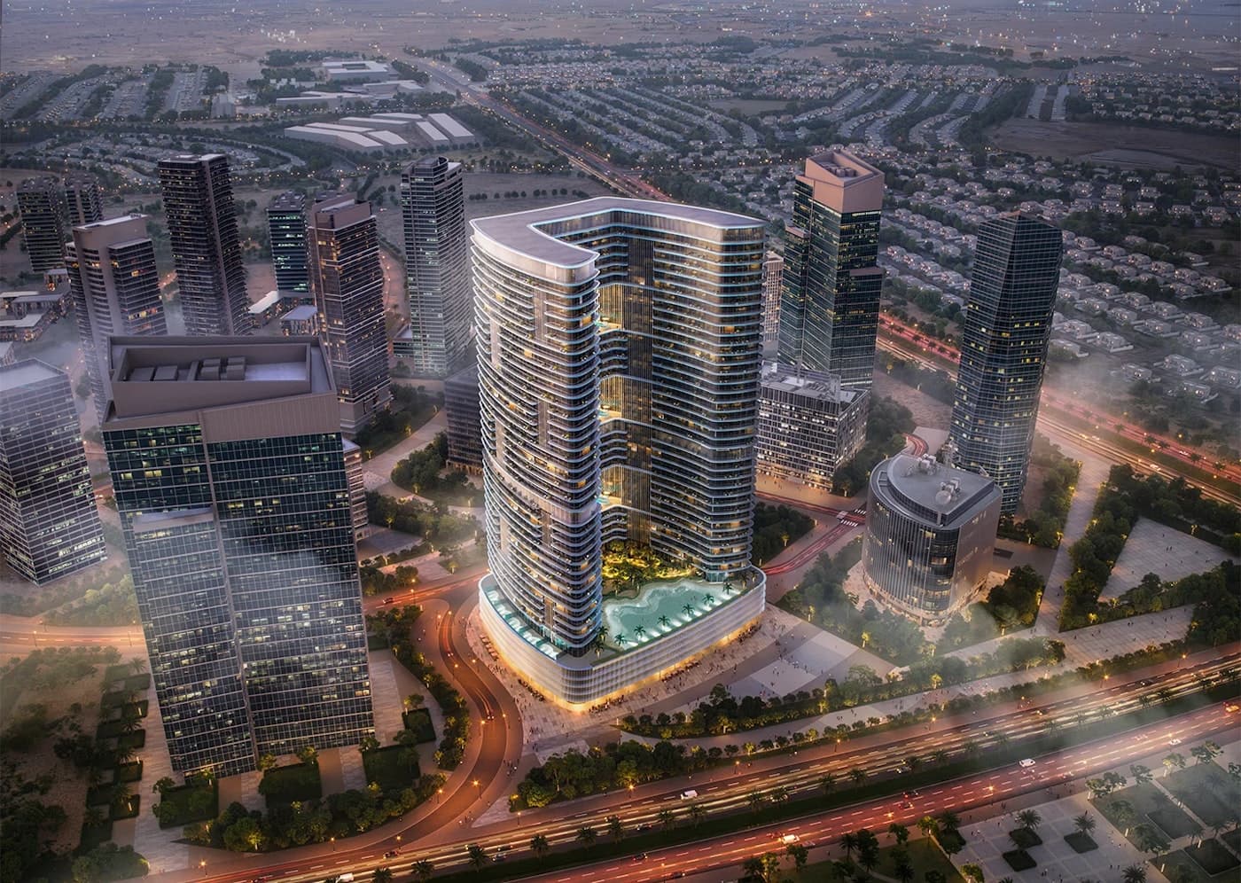 Binghatti Hillviews Science Park — view 2